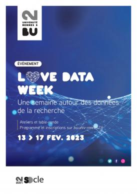affiche love data week 2023