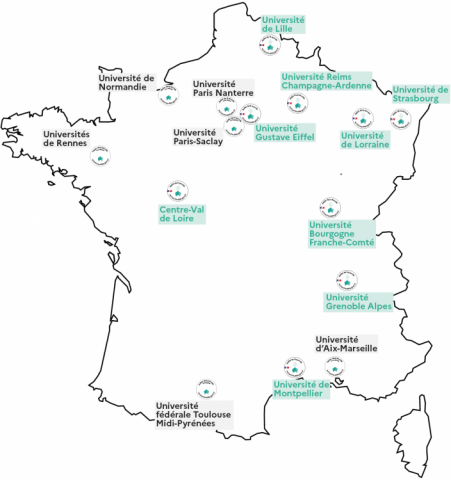 Carte ateliers